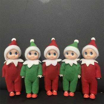 Okraski božič Elf Lutka Vesel Božič za Dekoracijo Doma Darilo Noel Srečno Novo Leto 2023 Baby Darilo Srečno Novo Leto 2024