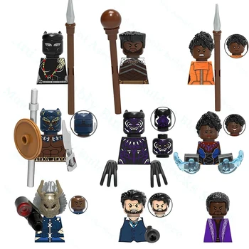 Lepo gradniki Black Panther Shuri M'baku Ulysses Klaw figuric Lepo Blok Risanka Lutke Sestavljeni Igrače za Otroke