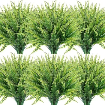 Umetna rastlina simulacije dolgo perzijski listov rastlin zelena prostem anti-ultravijolično simulacije rastlin sokcho doma dekor